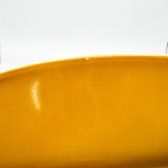 Vintage 1970s Pyrex Butterfly Gold Oval Divided Dish 1.5 Quarts 063 (No Lid) - Picture 4 of 11